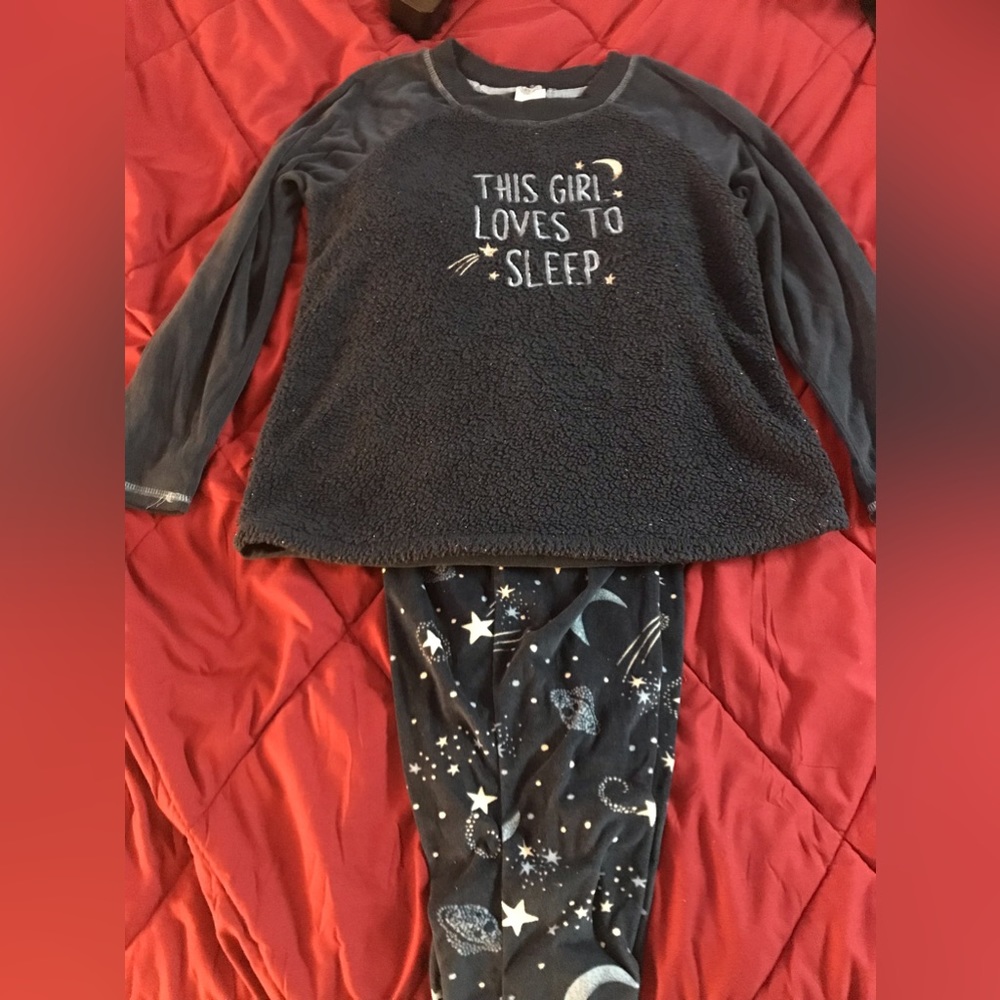 Secret Treasures Dark Blue Pajamas Size Small (4-6)